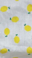 Photo4: Adult Diaper Cover – Fresh Lemon Print Cotton with Vinyl Waterproof Lining