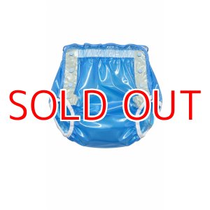 Photo: Adult baby diaper cover PVC cover  blue