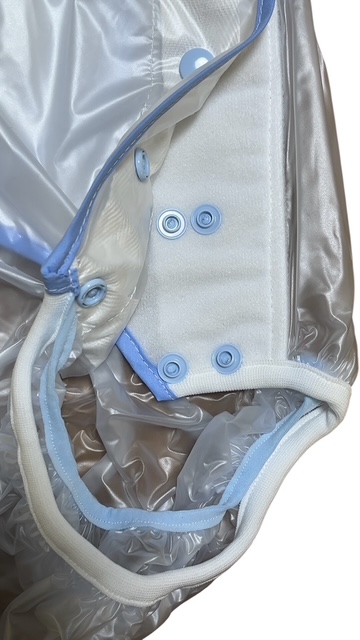 Photo: Adult baby diaper cover vinyl cover light blue