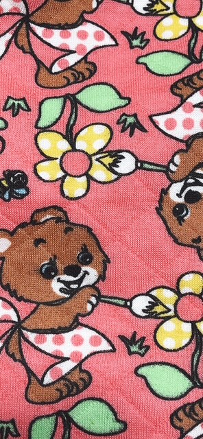 Photo: Adult baby diaper cover with bear pattern quilt