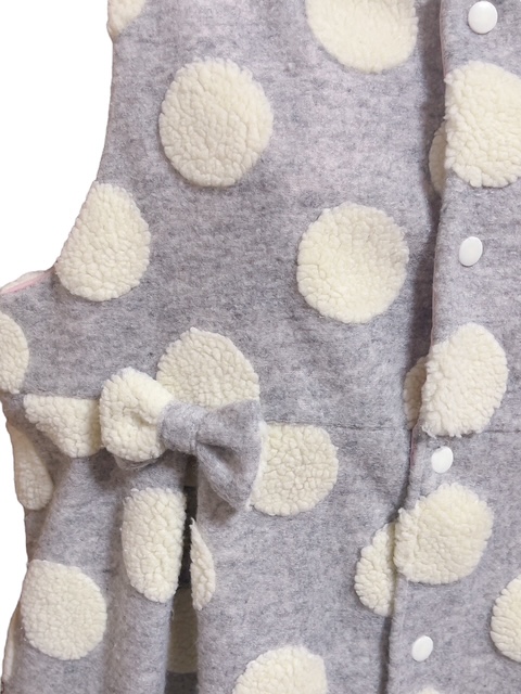 Photo: Adult baby jumper skirt in polka dot pattern
