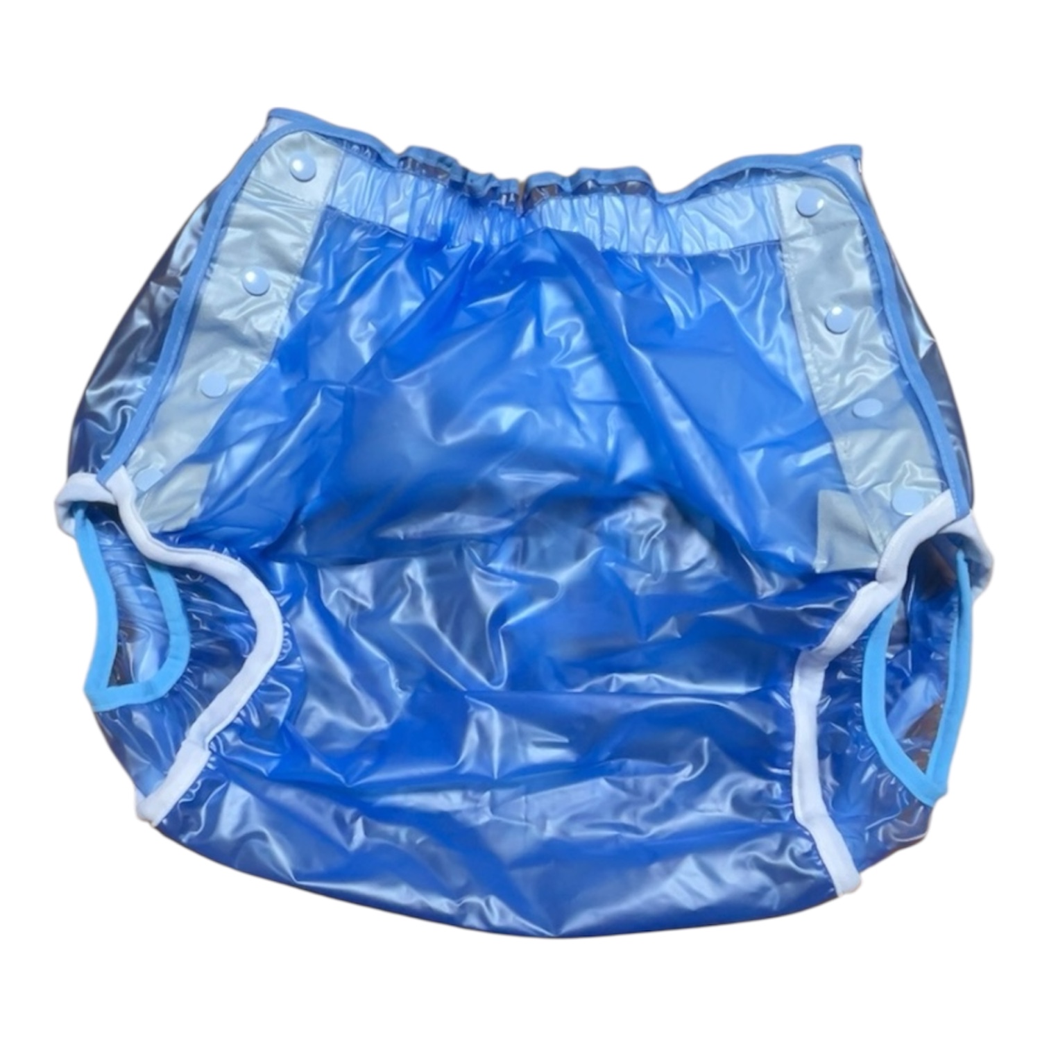 Photo1: Adult baby diaper cover PVC cover  blue(M´、L、XL、XXL)