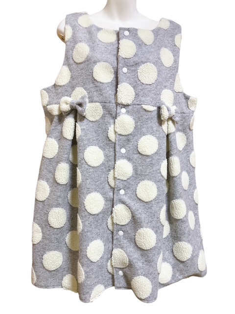 Photo: Adult baby jumper skirt in polka dot pattern