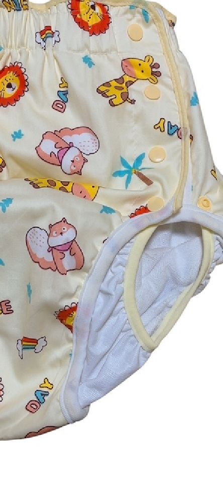 Photo: Adult diaper cover animal print pile waterproof