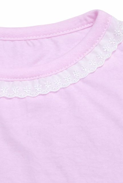 Photo4: Adult Baby Pink Skirted Romper with Flowy Skirt & Short Sleeves