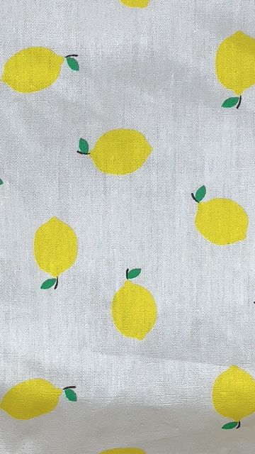 Photo4: Adult Diaper Cover – Fresh Lemon Print Cotton with Vinyl Waterproof Lining